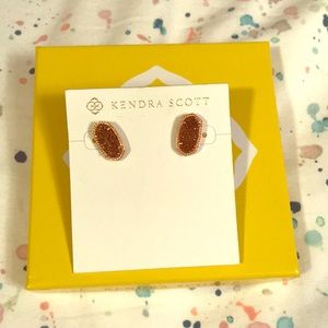 Kendra Scott - Ellie Rose Gold Drusy earrings